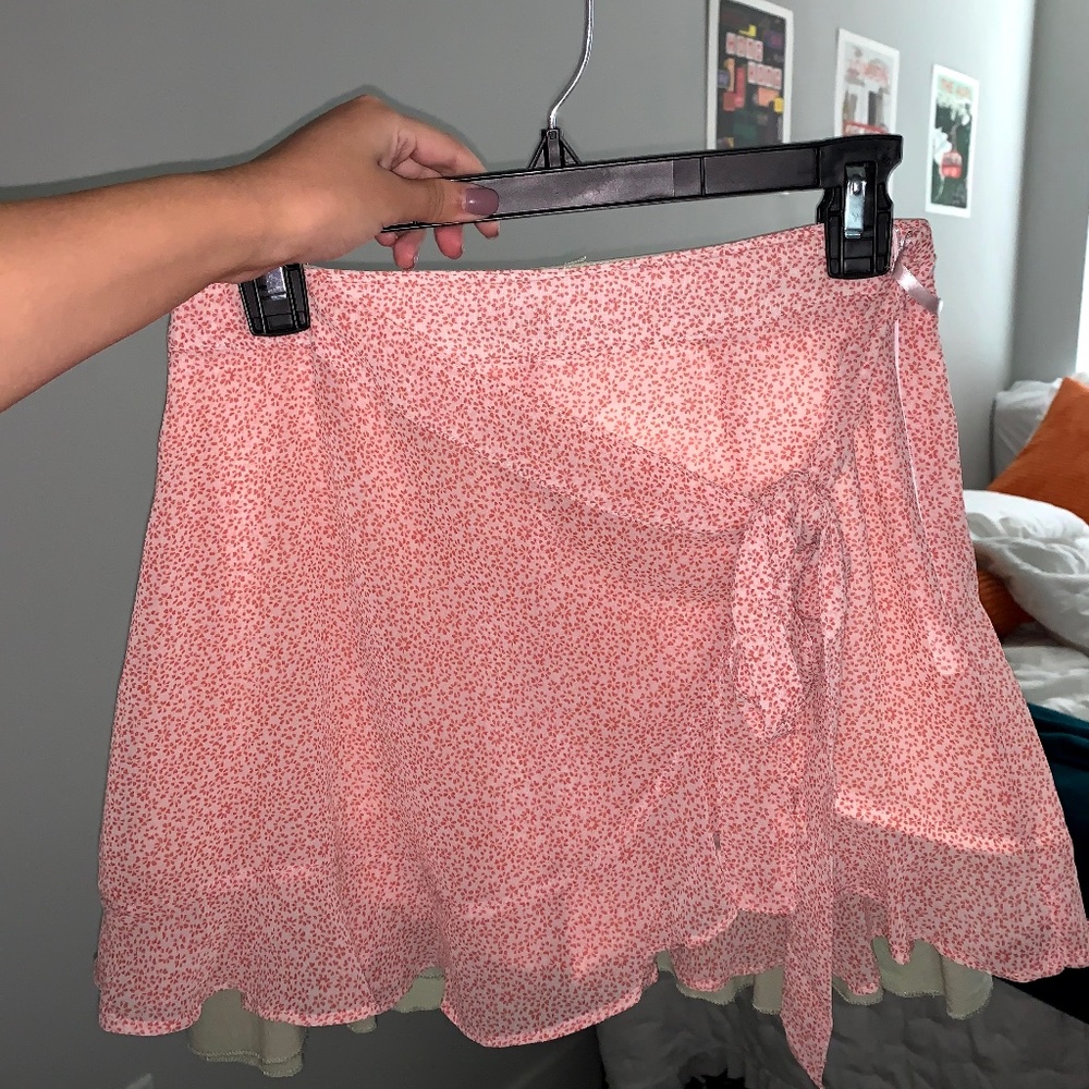 pink skort